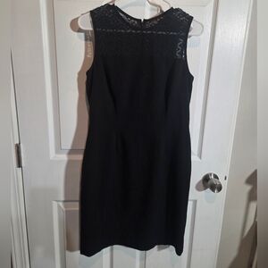 Calvin Klein Black Sleeveless Midi Dress